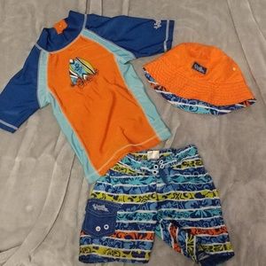 UV Skinz Boys 3-piece swim suit / 2T