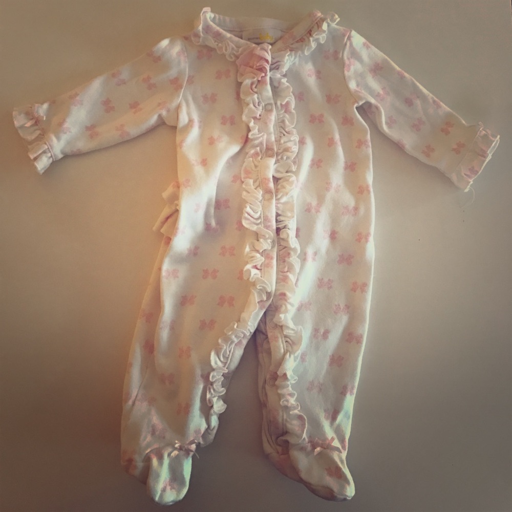 Bloomie's Baby onesie/ frill pajamas