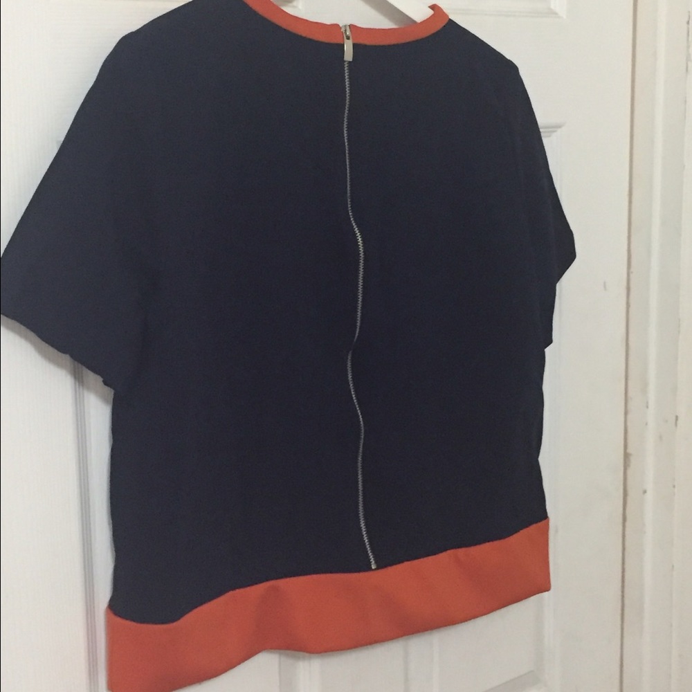Zara Color Block Top, Suitable For Work - image 2