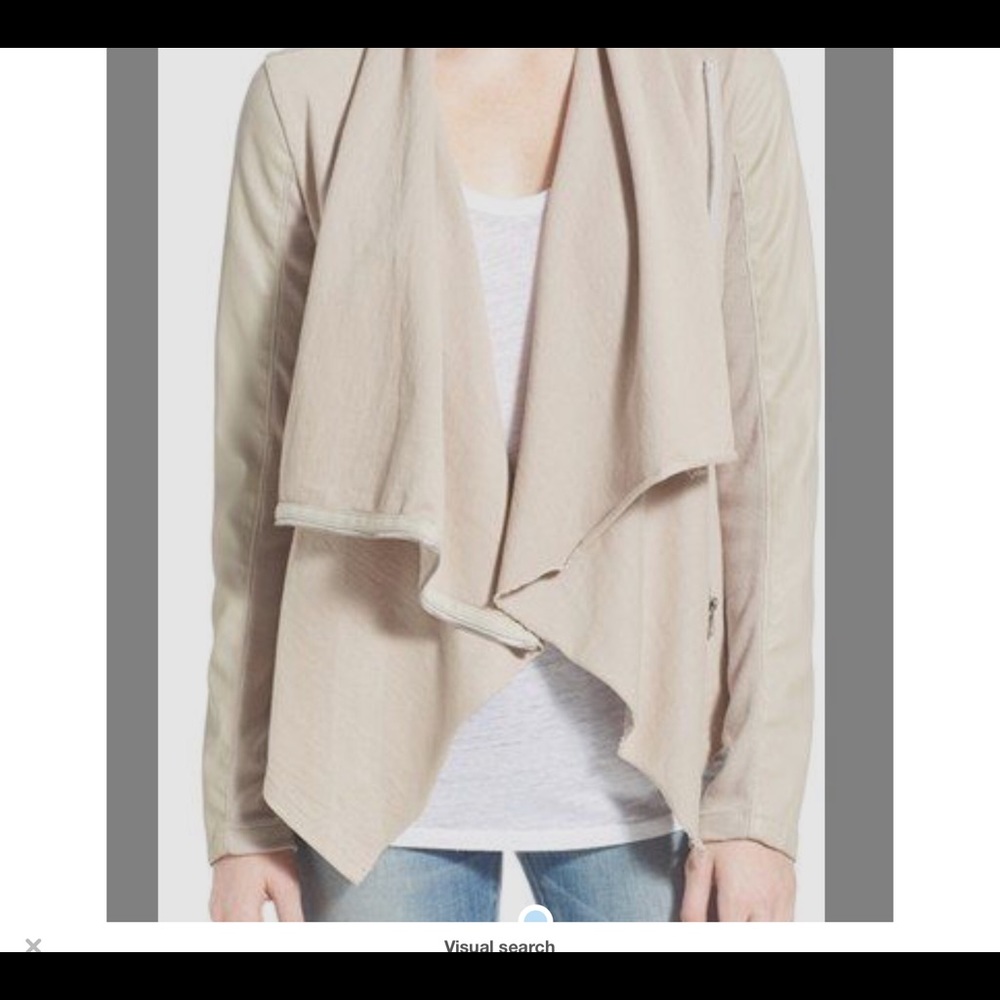 Stitchfix Moto jacket Blancnyc large cream