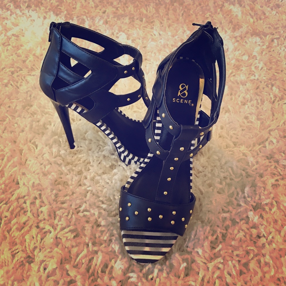 Black and White Stilettos
