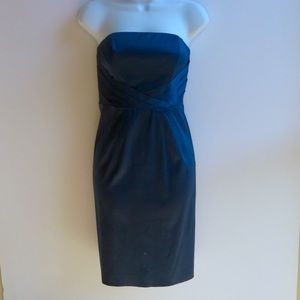 Navy Strapless BR Dress