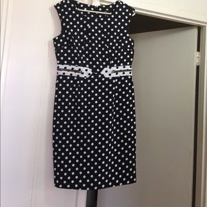 Ronni Nicole polkadot dress