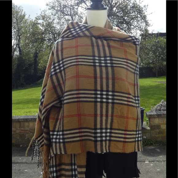 Chadrin Italian Broad 70% Cashmere and 30% Silk Scarf Shawl  Super Soft Italian Blanket Scarf