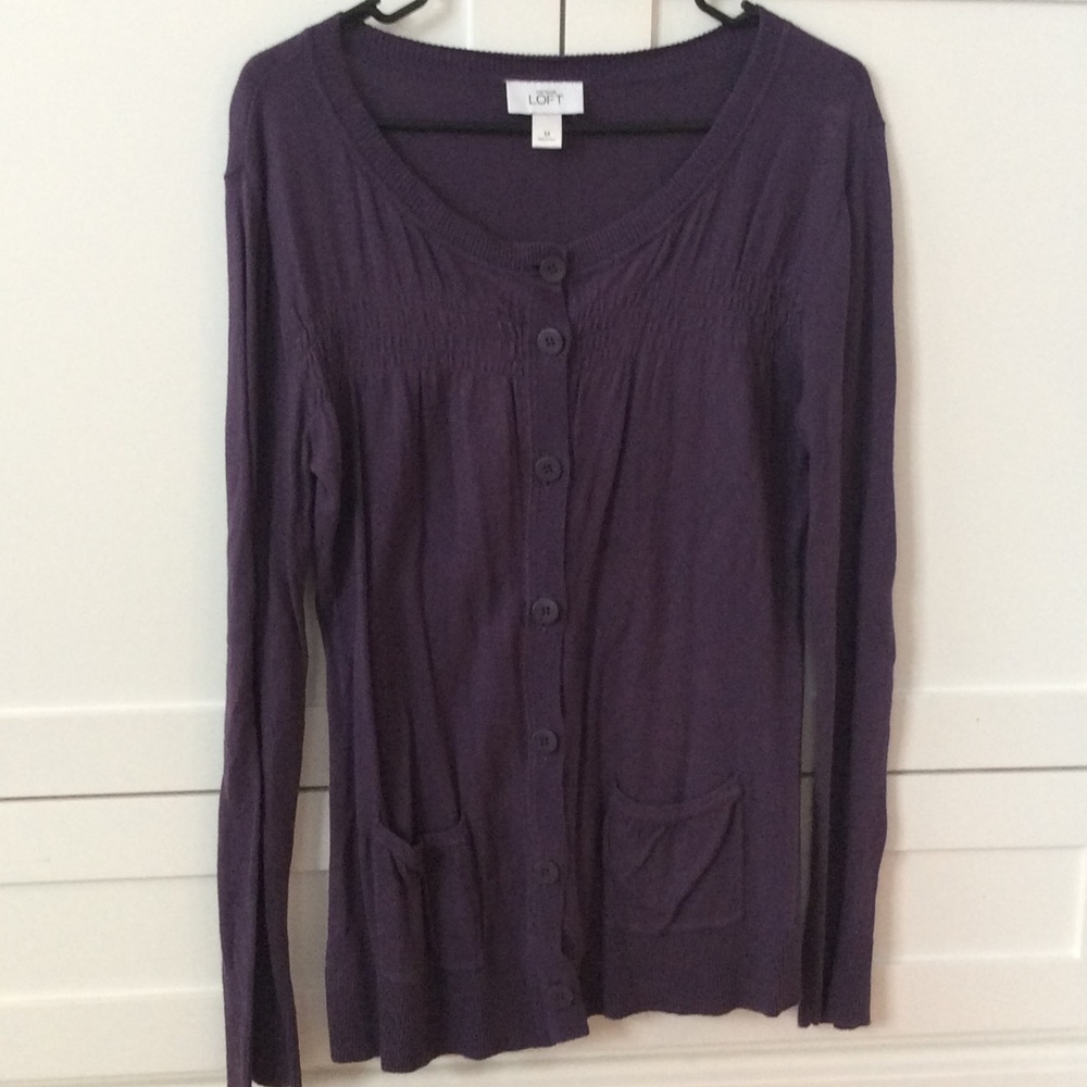 Purple Cardigan