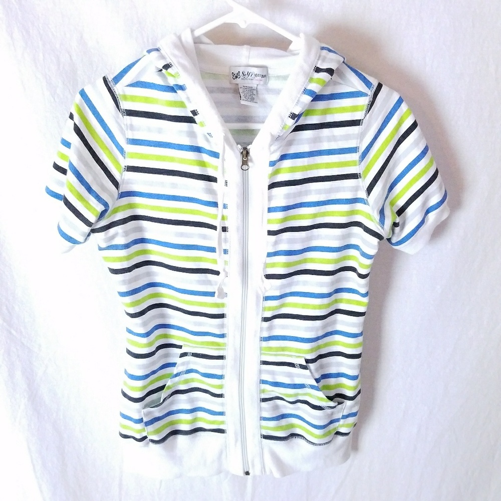 Self Esteem Juniors short sleeve hoodie