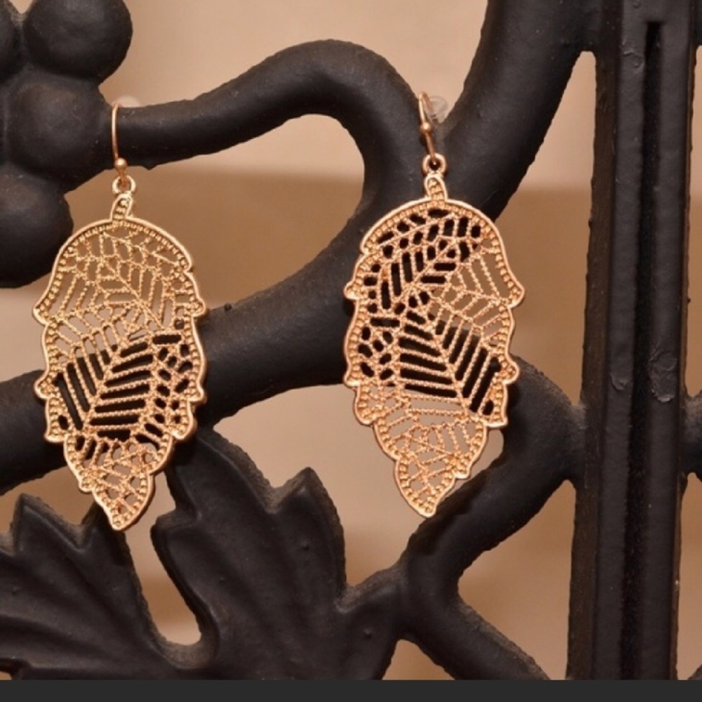 Leaf Filligree Earrings