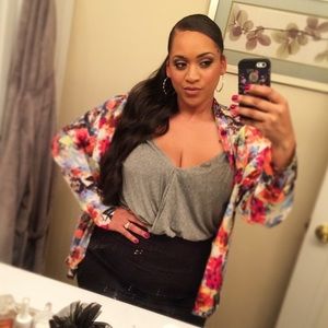 Silk cardigan forever 21