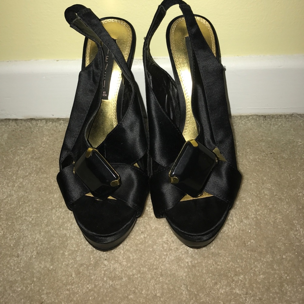 Steve Madden Black Heels