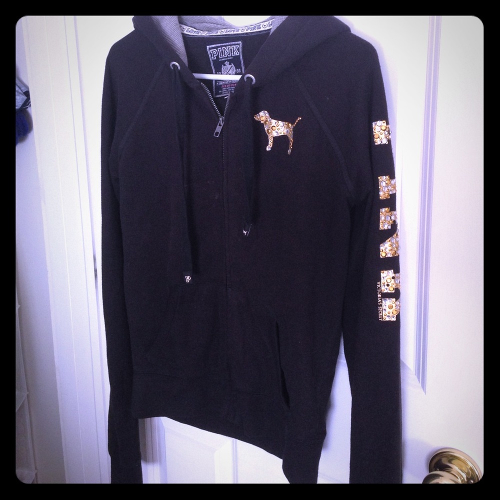 Victoria Secret Pink zip up hoodie