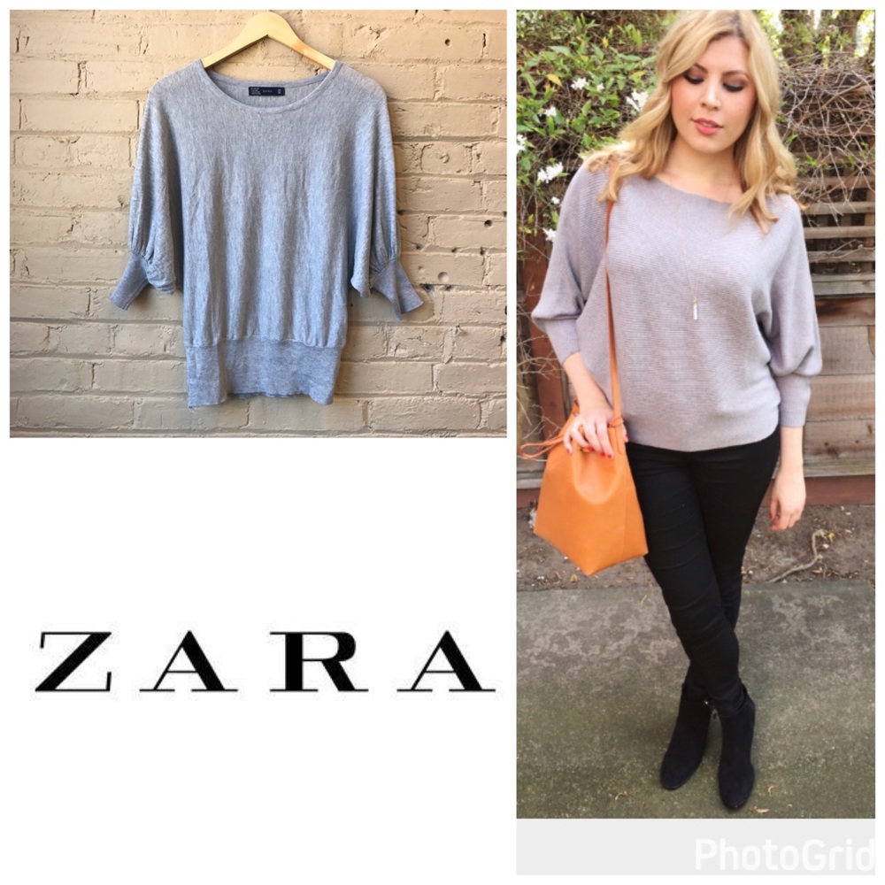 Zara knit top size S