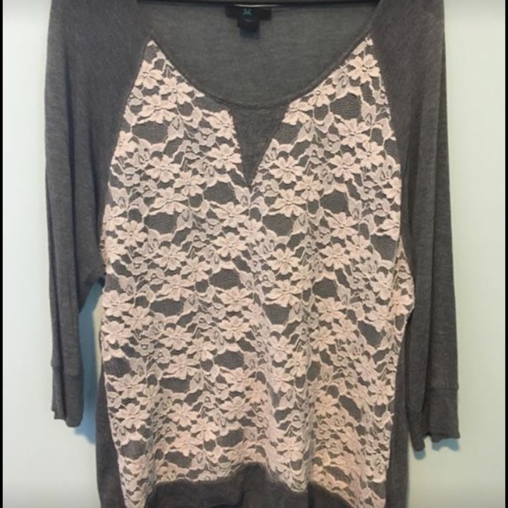 Front laced shirt