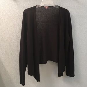 J Jill open front cardi