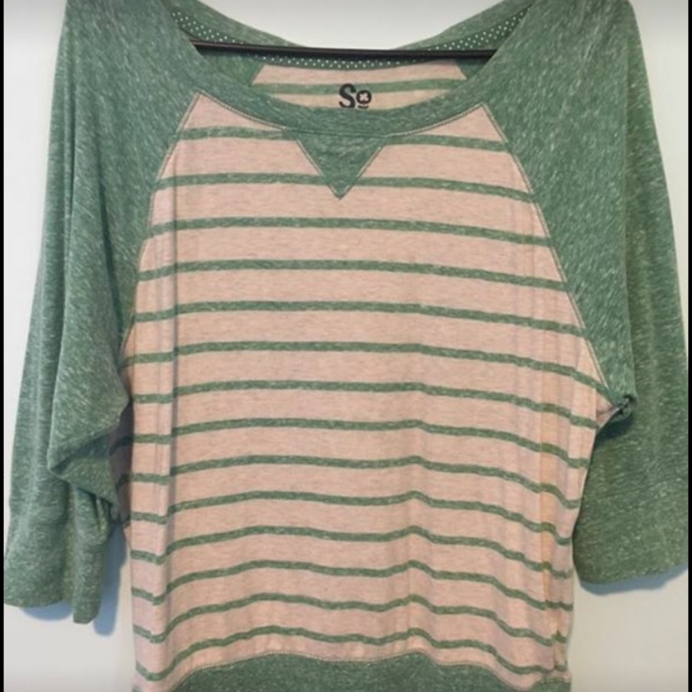 Green Stripped shirt