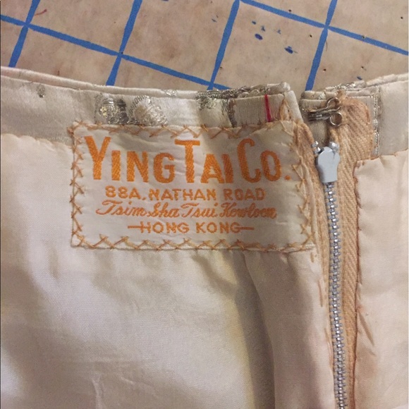Vintage 1950 Ying Tai Asian inspired dress size XS - Picture 4 of 8