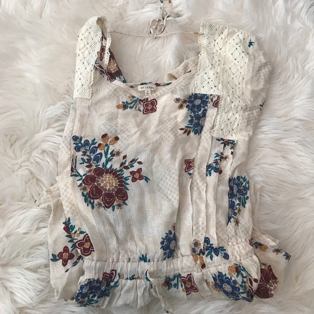 Drawstring Floral Midi Dress - Picture 7 of 8