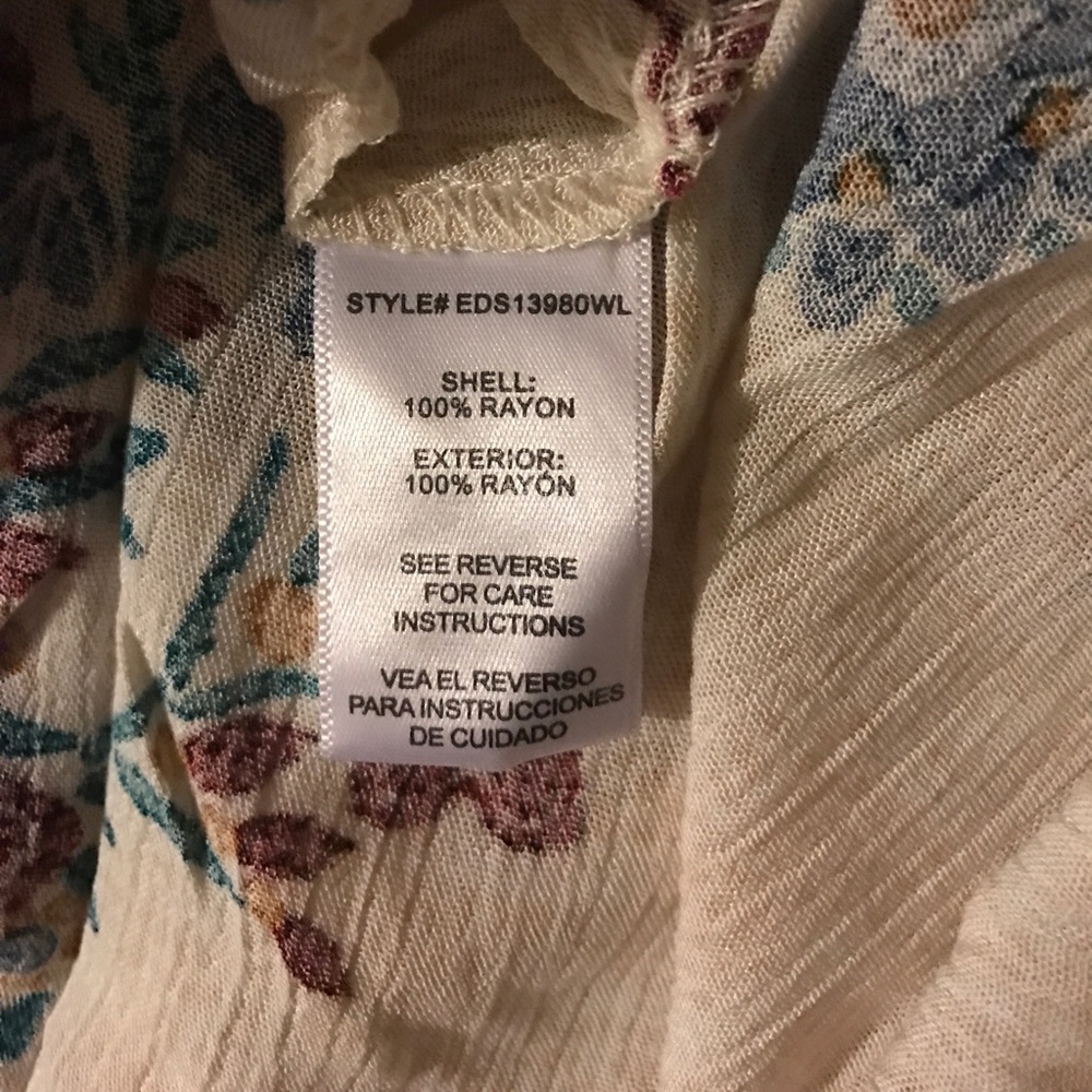 Drawstring Floral Midi Dress - Picture 8 of 8