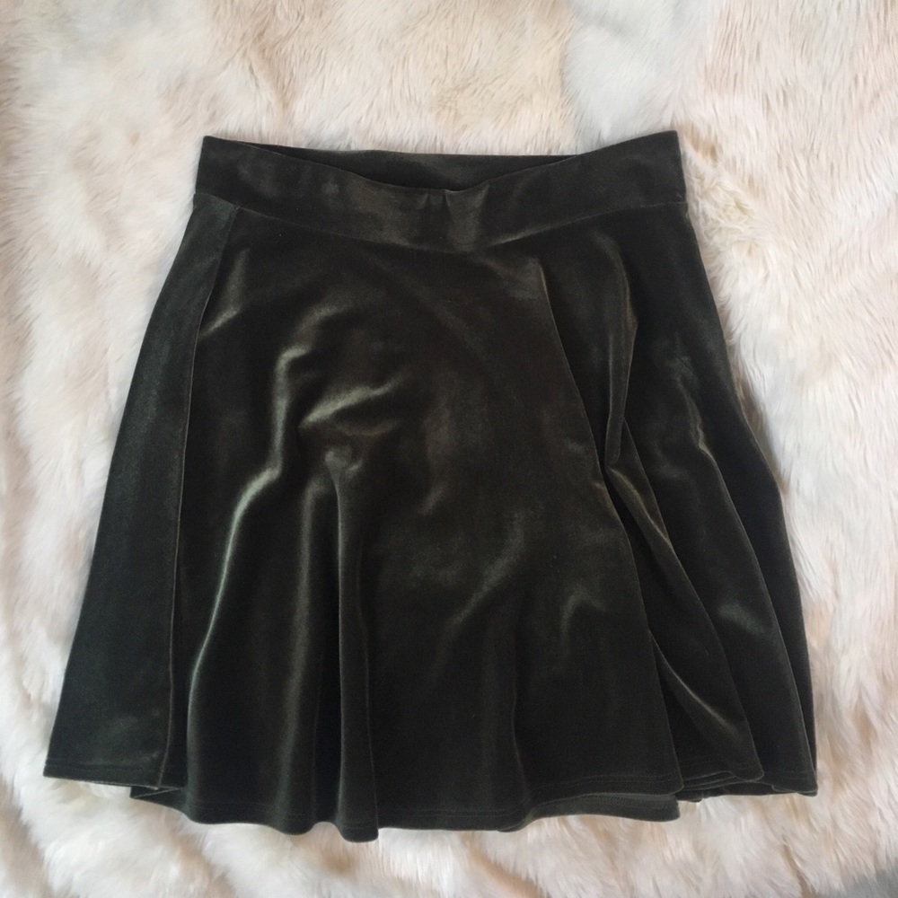 Modcloth Velvet Mindi Skirt M/L
