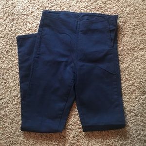 Navy Side Zip Pants!