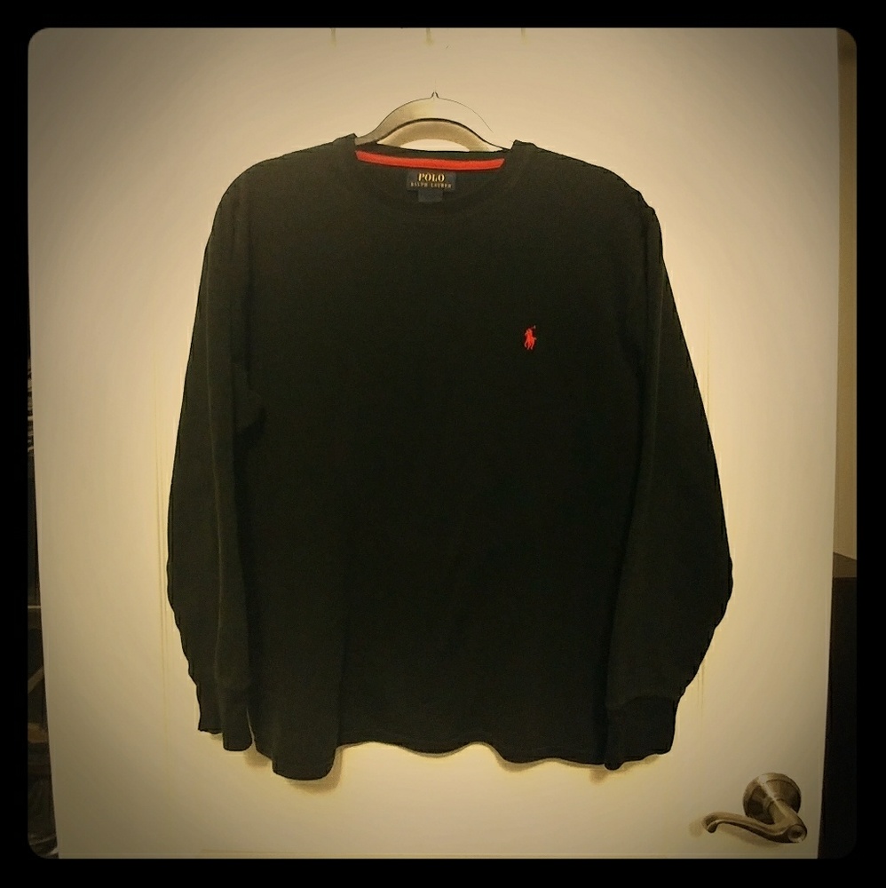 Mens Polo black top