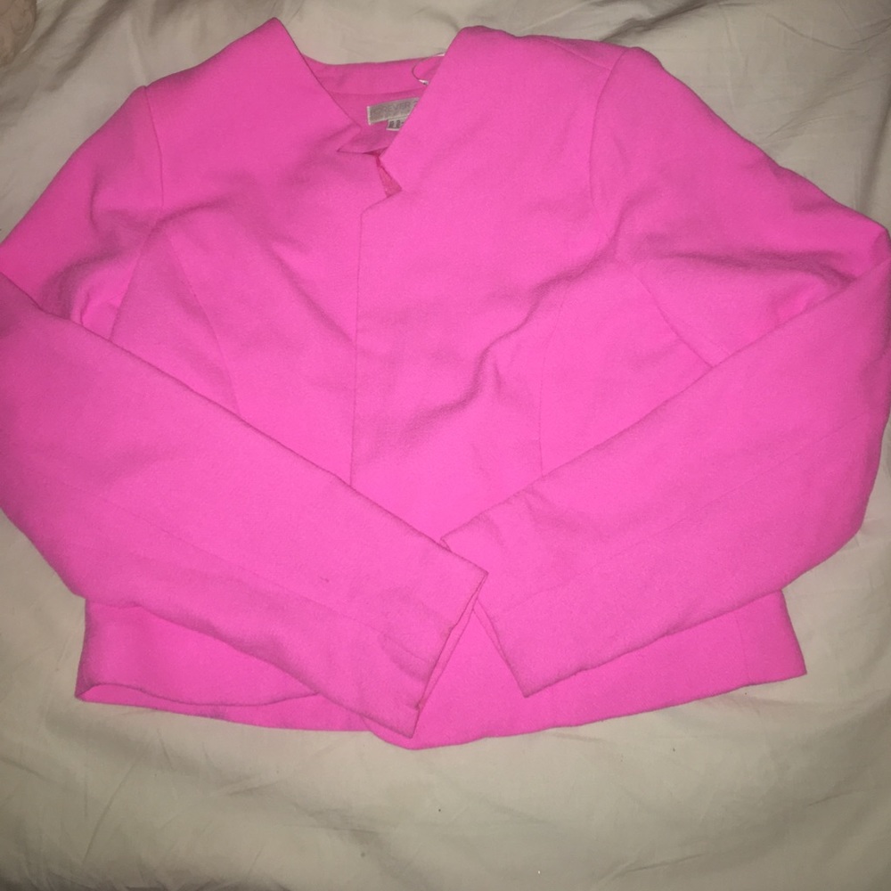 Bright pink blazer xl