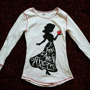 Disney Store snow white XS thermal shirt top