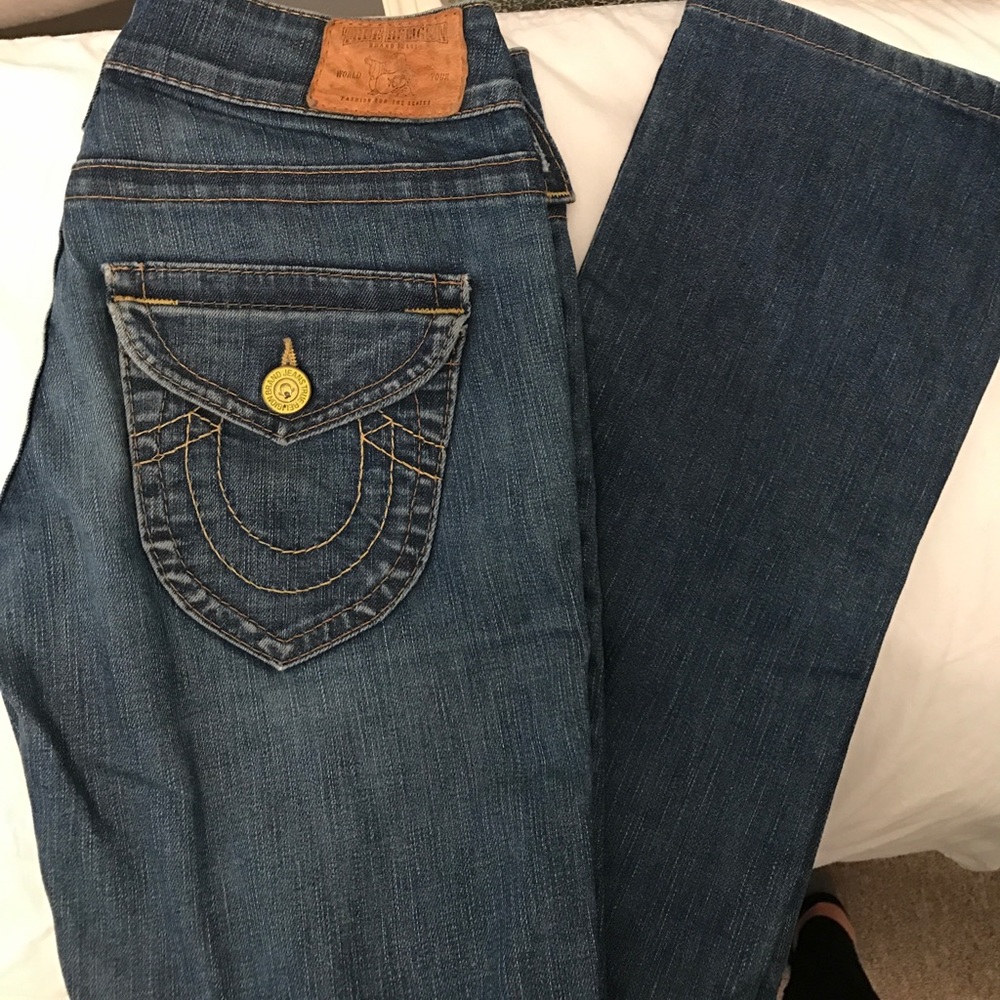True Religion straight leg jeans