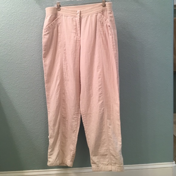 J Jill cotton roll tab pants - Picture 2 of 3