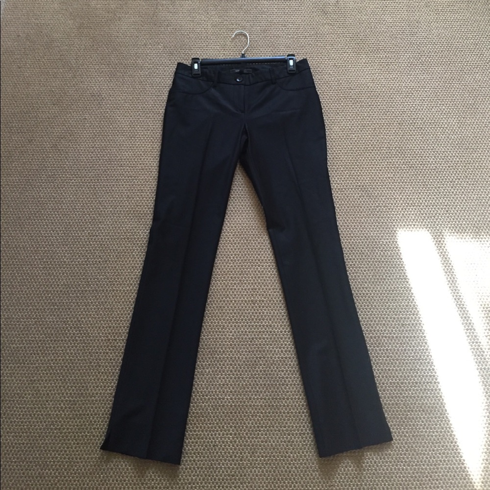 BCBG Black Straight Leg Dress Pants Sz 4