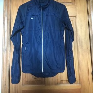 Nike Jacket 💙 Blue with reflective stripes ‼️