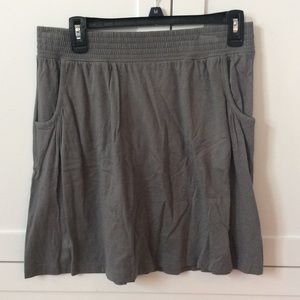 Grey cotton skirt