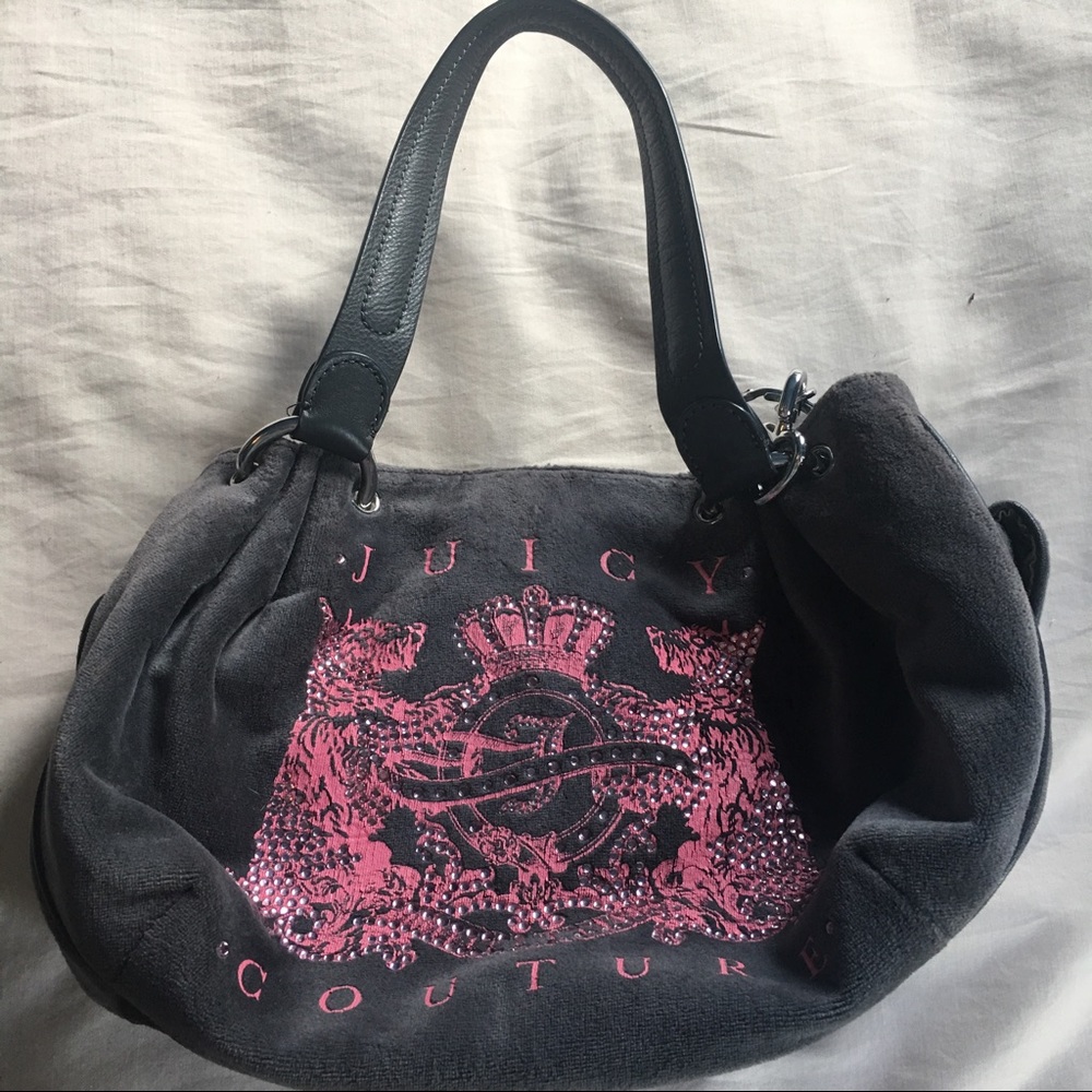 Juicy Couture Velour Purse EUC