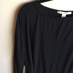 Black Francesca's Long Sleeve Shirt