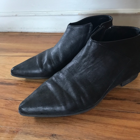 Free People Shoes - Free people black leather booties