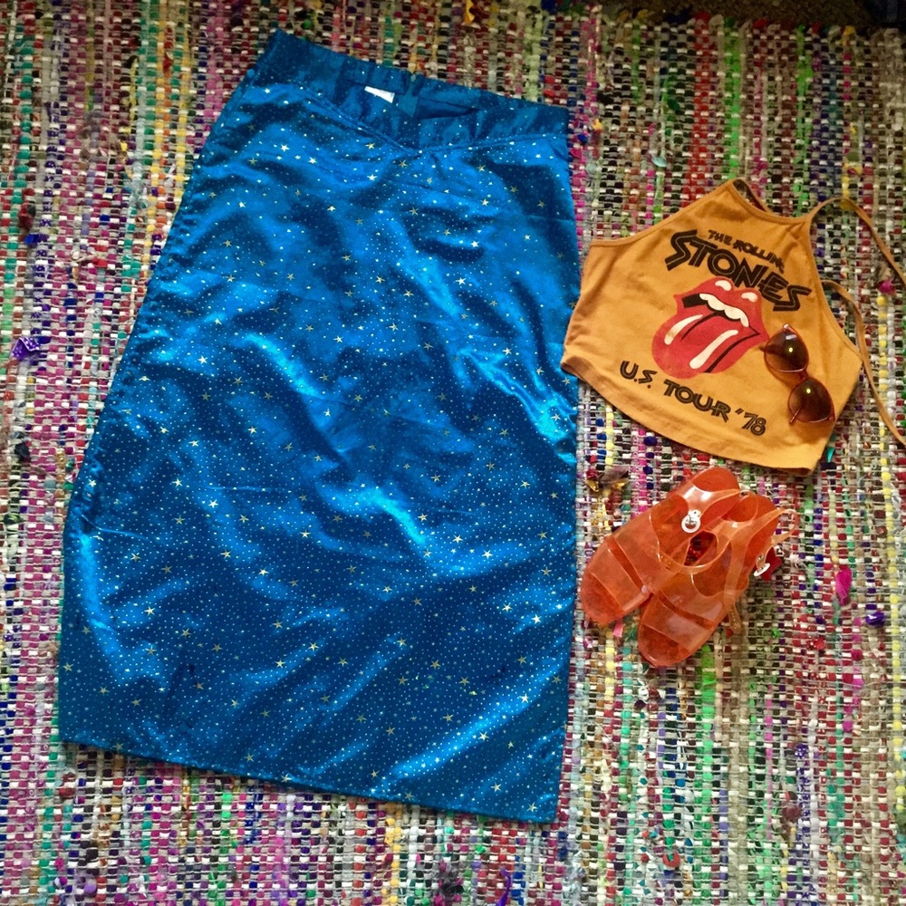 Blue Night Sky Skirt