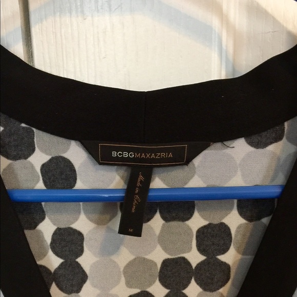 BCBG Polka Dot Top, Size Medium - Picture 2 of 2