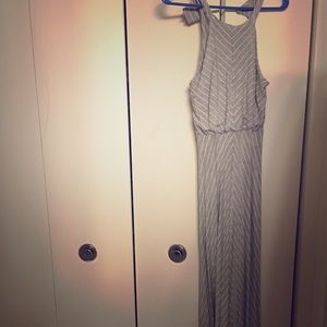 Grey maxi dress