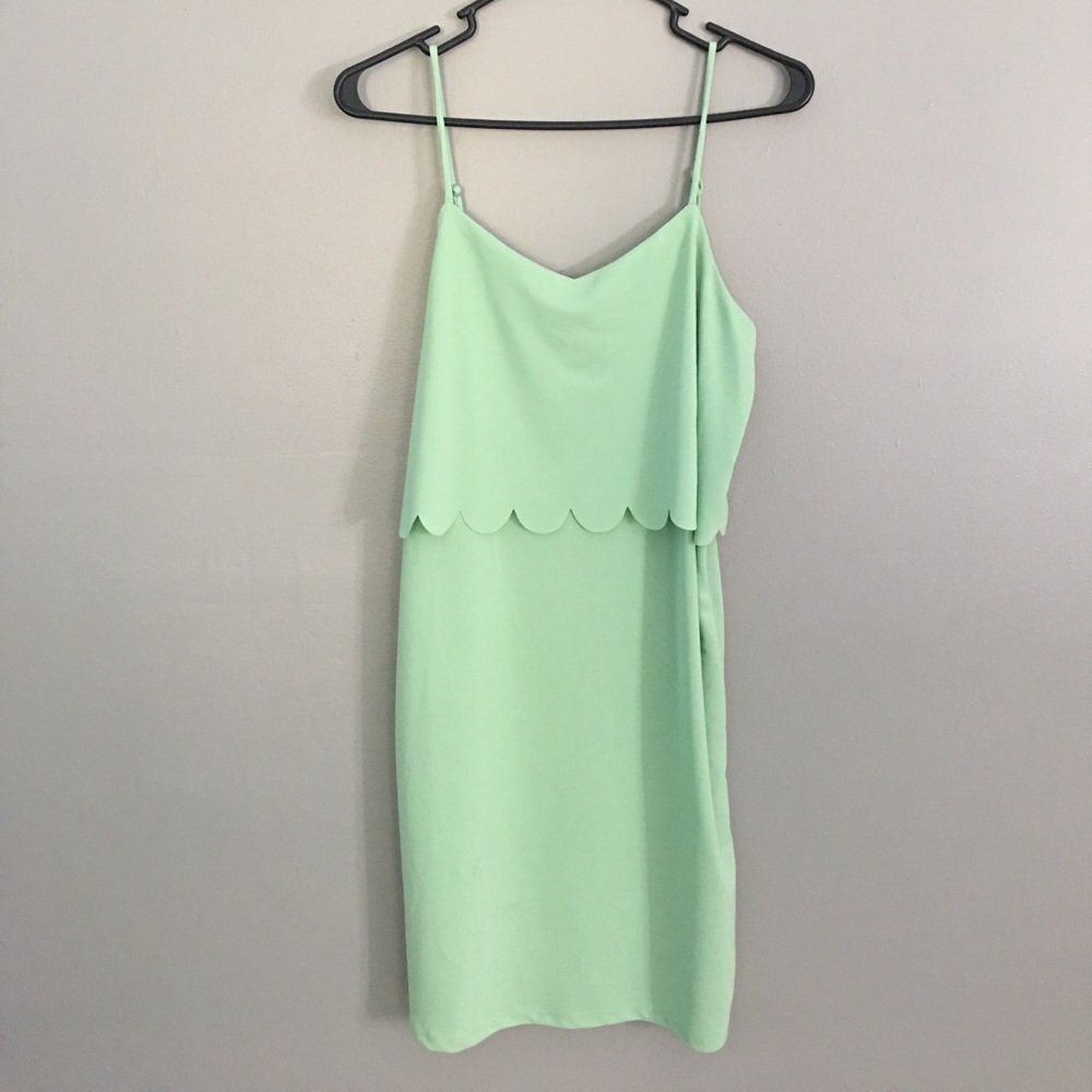 Mint spaghetti strap ASOS dress