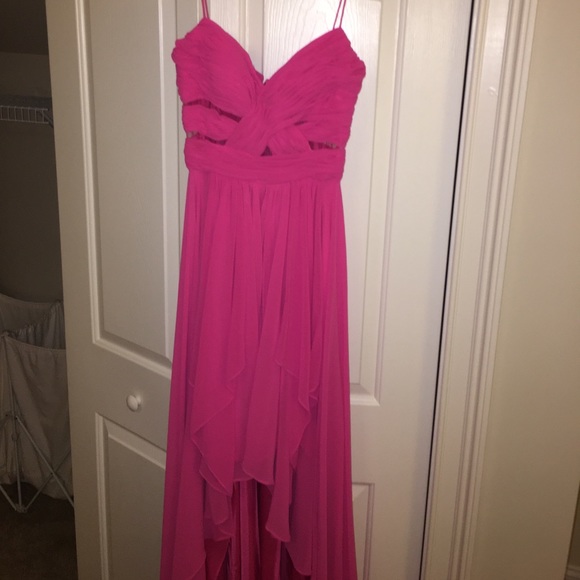 Bright pink cache dress worn once - Picture 1 of 4
