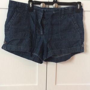Denim shorts