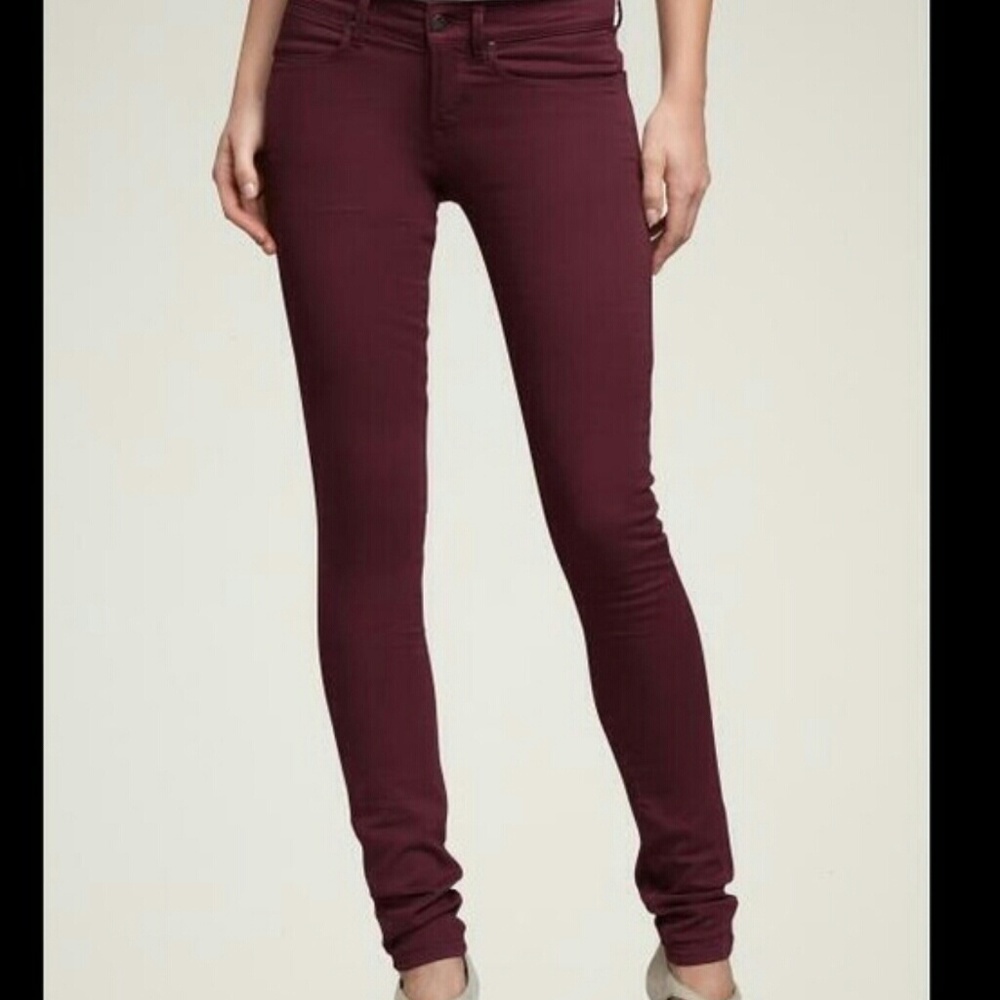 American eagle burgendy jegging