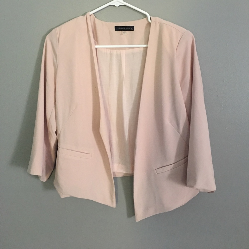 Blush blazer