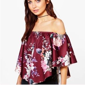 Off the Shoulder Floral Top