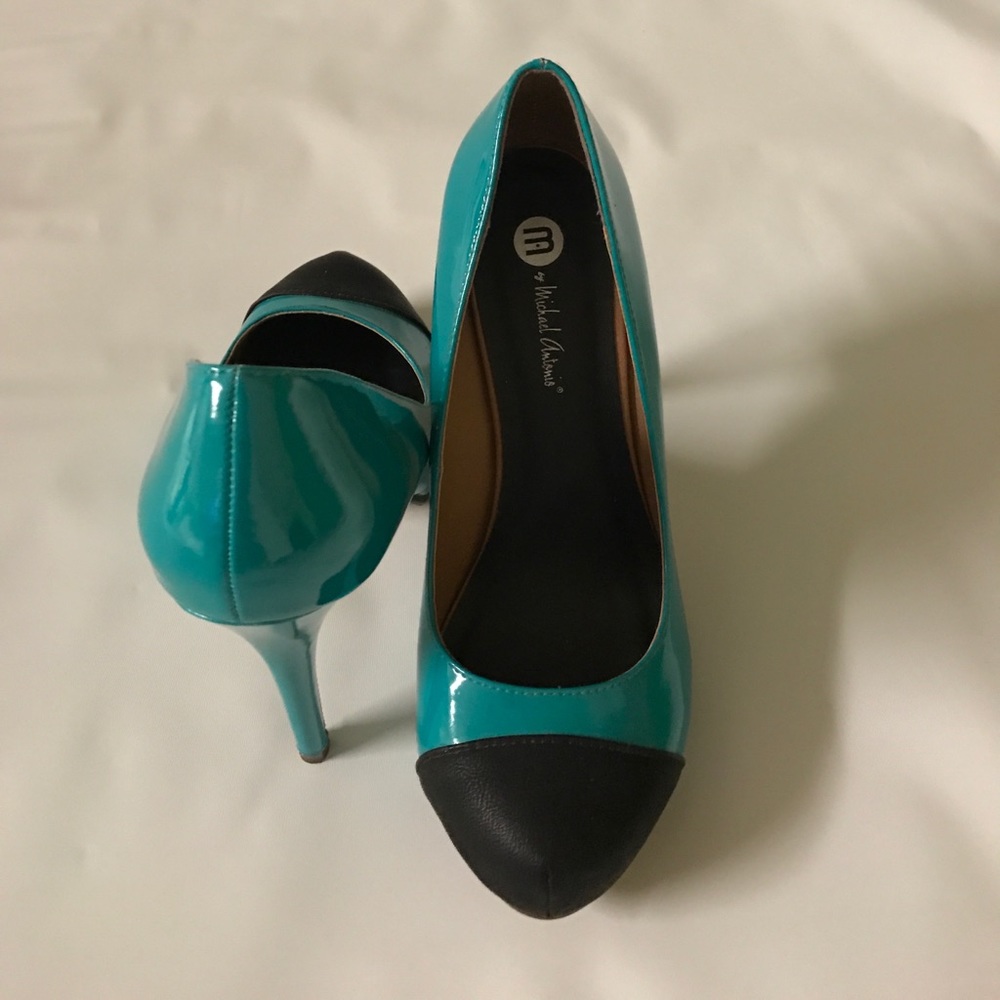 Teal High Heels