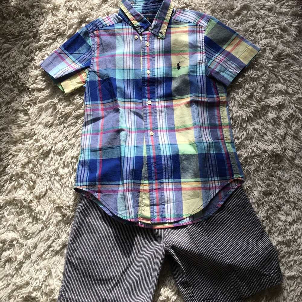 Ralph Lauren short sleeve dress shirt, size 6