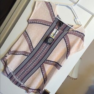 Dressy short sleeve blouse