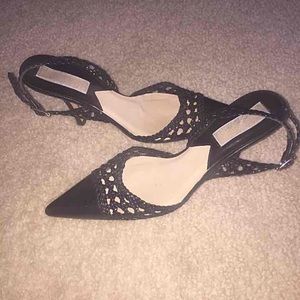 Michael Kors short black heels size 5.5