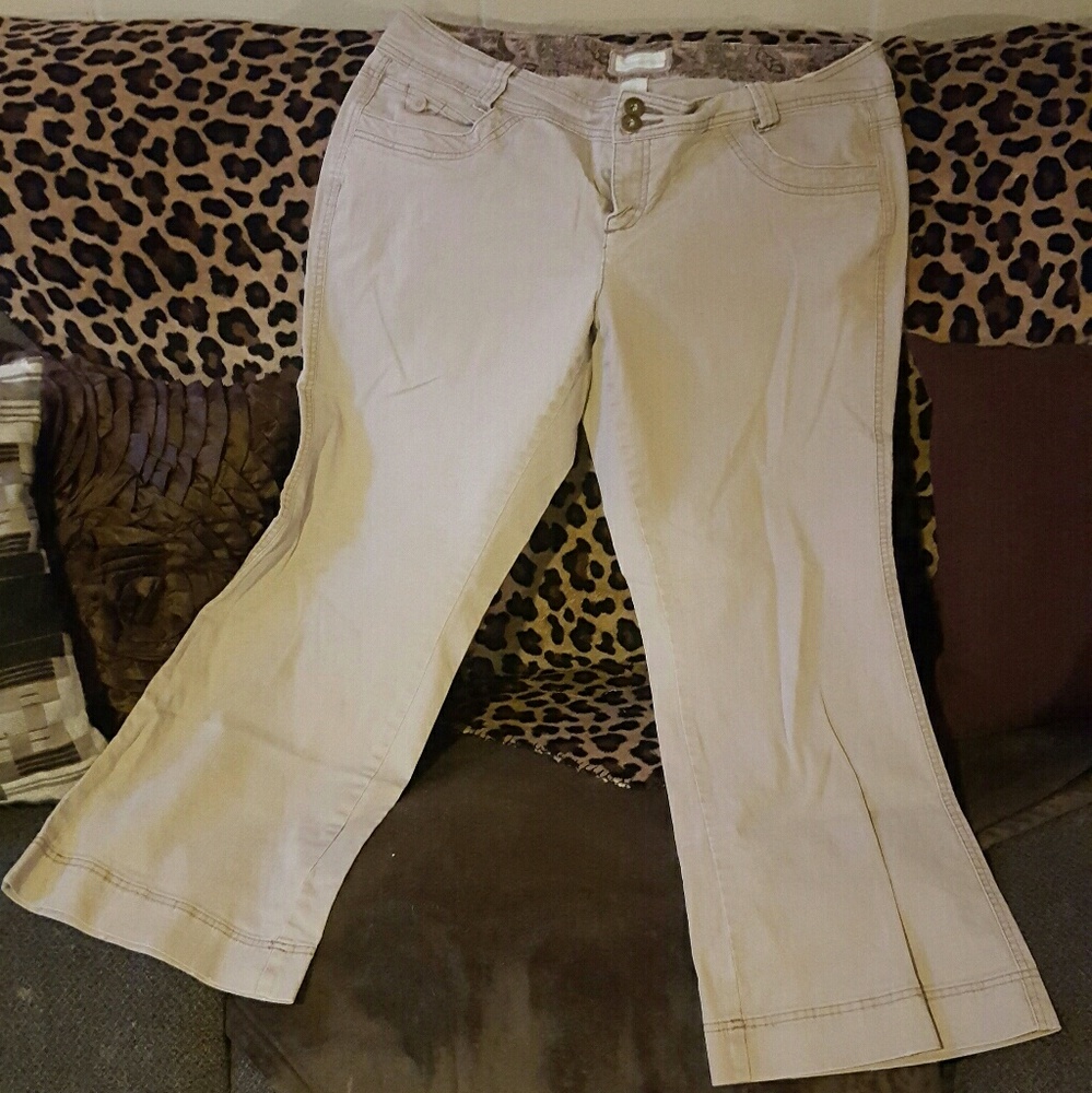 Maurices Plus size chino khakis