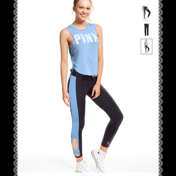 โค๏ธNWT PINK Ballet Ankle-Wrap Leggingโค๏ธ - Picture 2 of 5