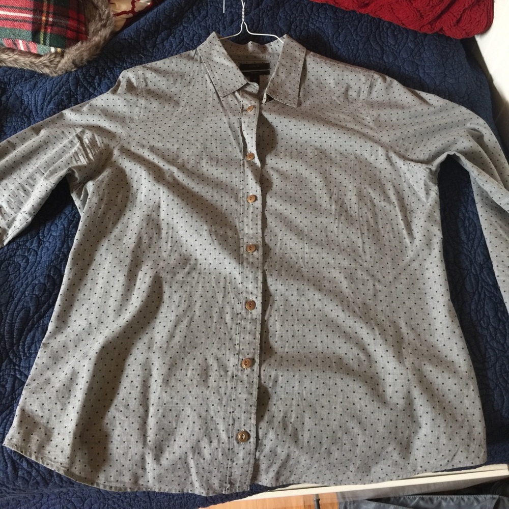 Jcrew perfect fit size 10 button down top
